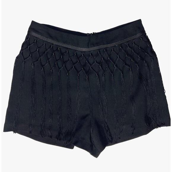 ASTR Skort Fringe Black Polyester – Size Small – Boho/Party - Picture 1 of 5